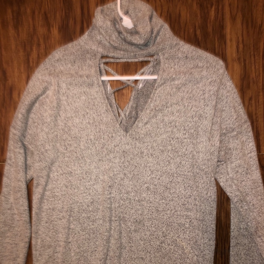 Worn once. Charlotte Russe Long sleeve shirt